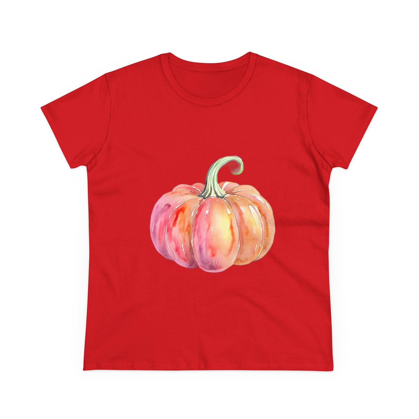 Watercolor Pumpkin Tee, Fall Shirt, Autumn Fashion, Harvest Top, Halloween Outfit, Thanksgiving Gift