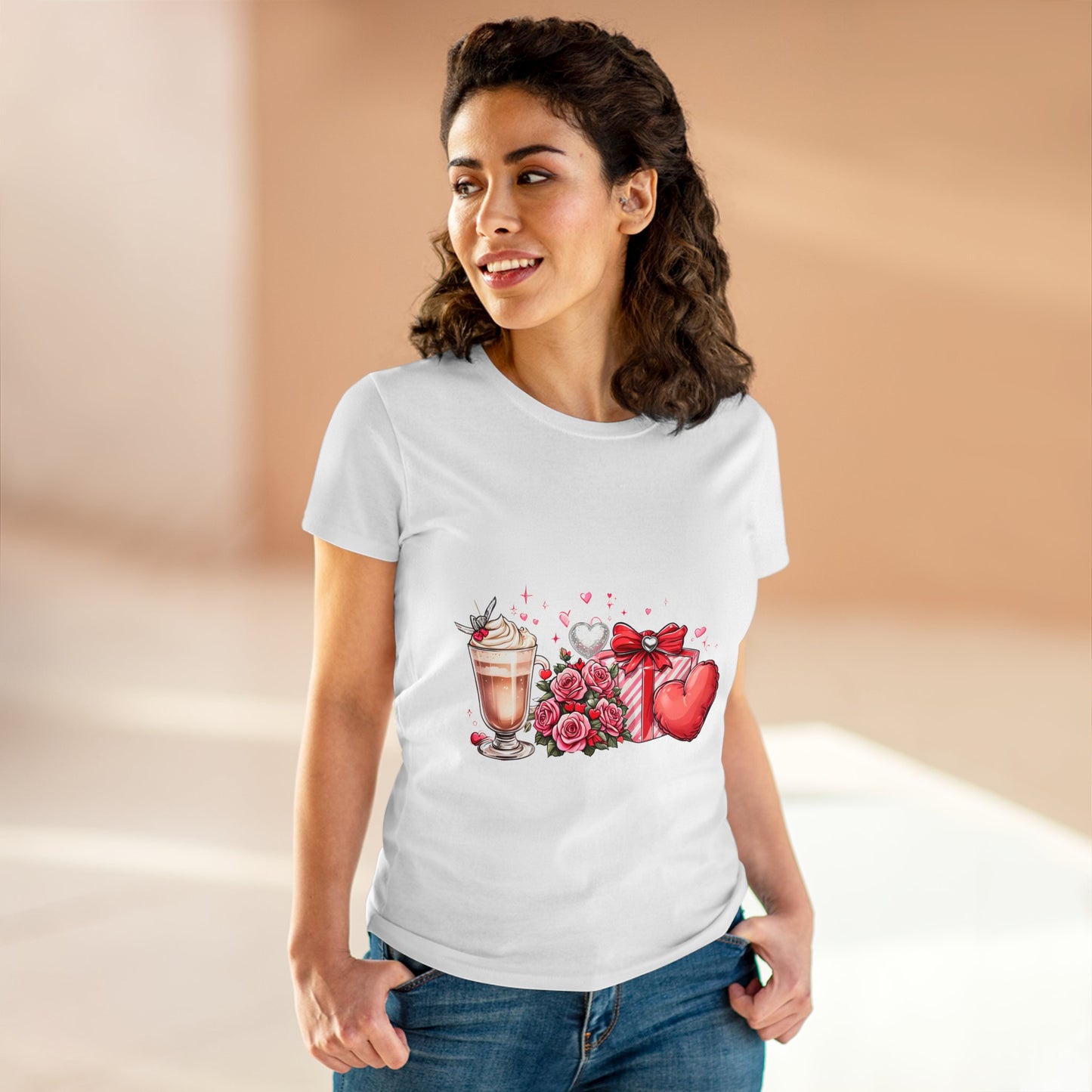 Valentine's Day Tee - Women's Cotton