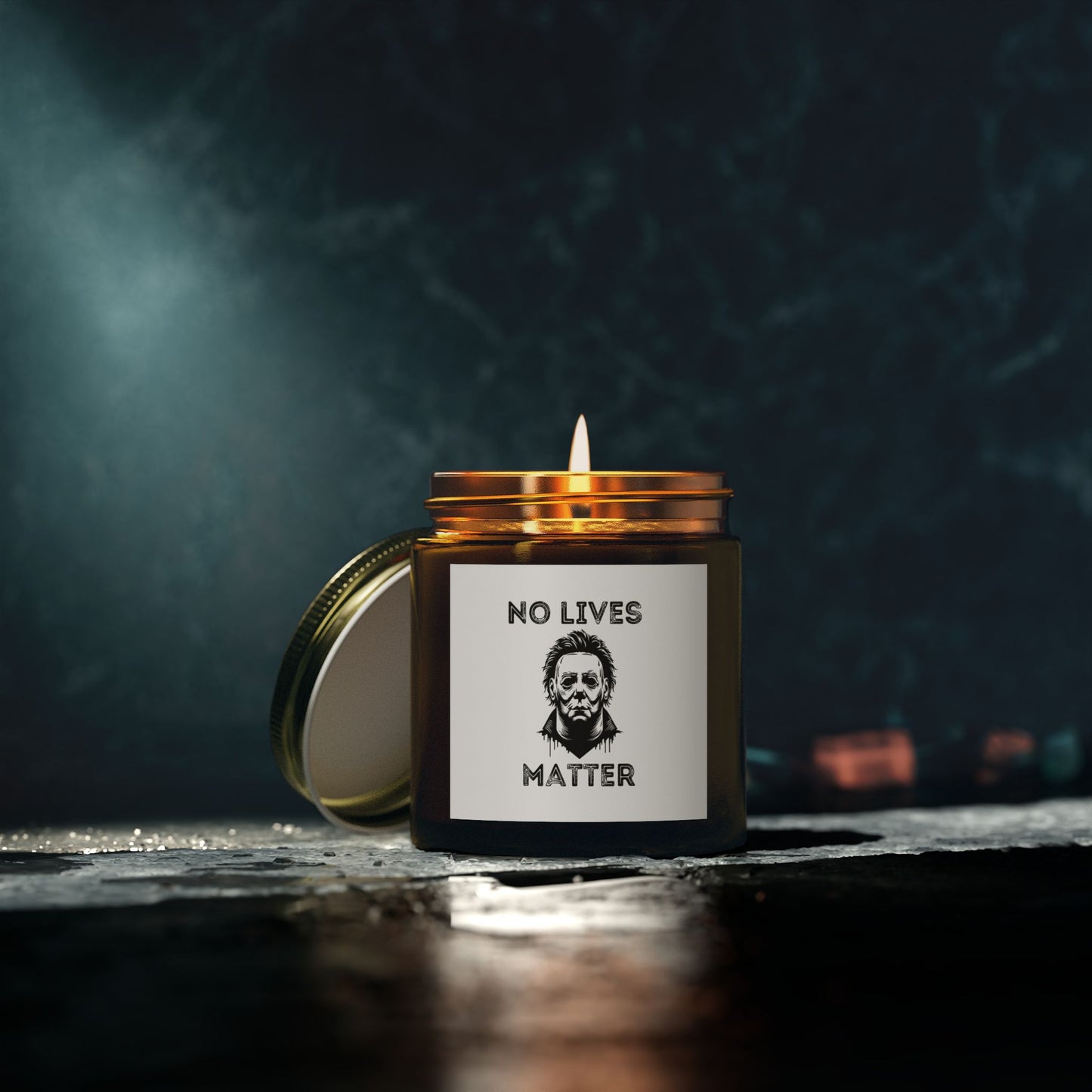 No Lives Matter Scented Candle Gift for Home, Relaxation, Halloween Decor, Aromatherapy Candle, Gift for Friends