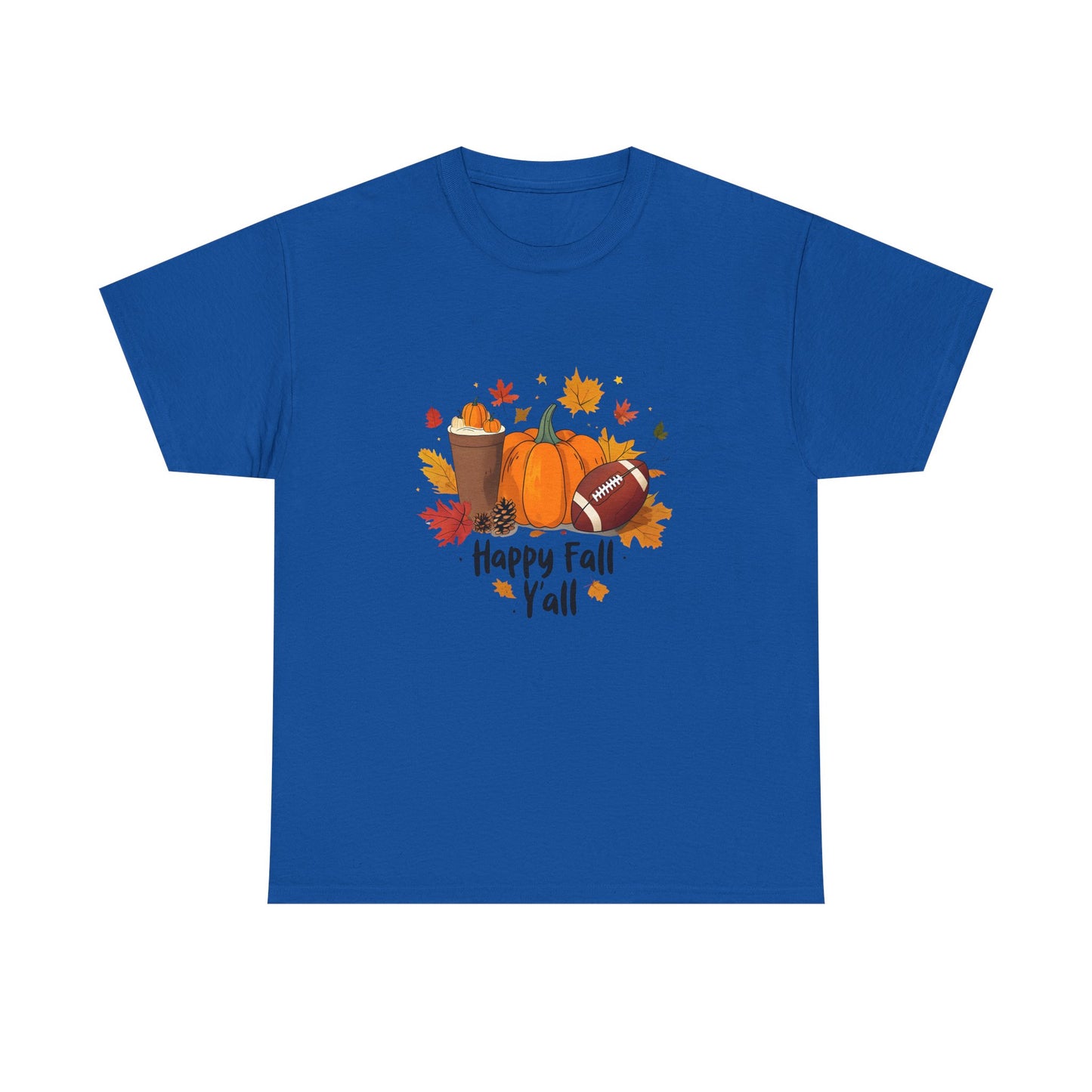 Happy Fall Y'all Tee, Autumn Shirt, Pumpkin Tee, Thanksgiving Gift, Fall Fashion, Cozy Seasonal Wear