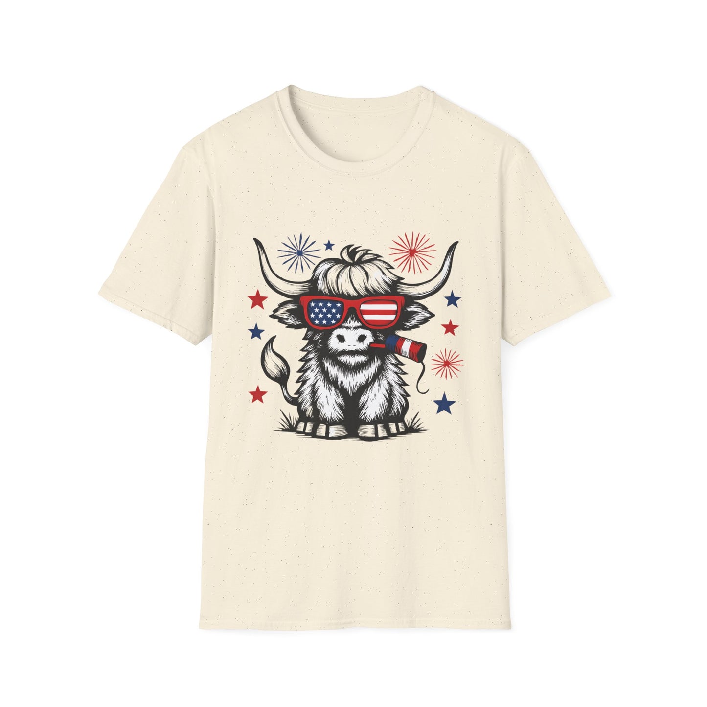 Highland Cow 4th of July Tee - Unisex T-Shirt