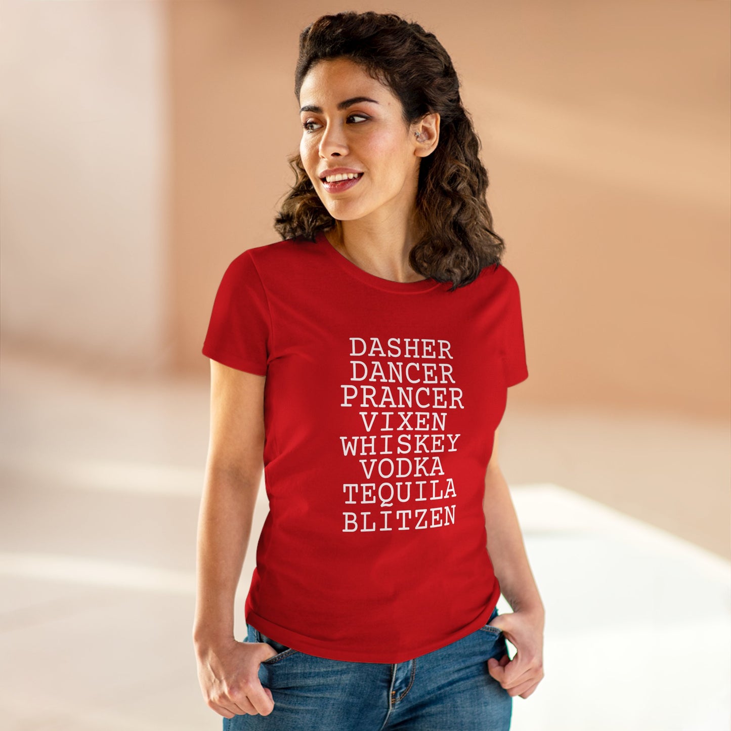 Holiday Reindeer Funny Tee