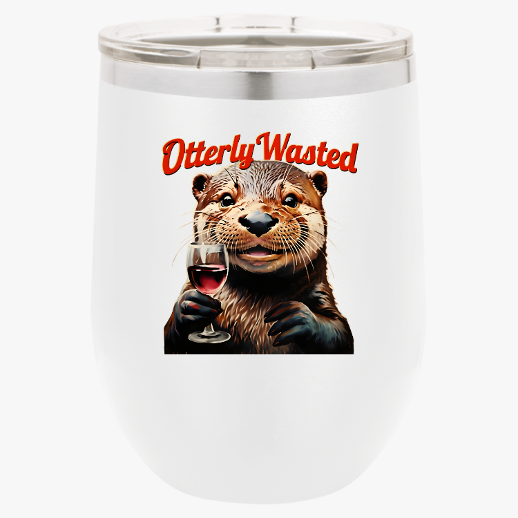 Otterly Wasted Wine Tumbler