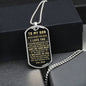 To My Son | Dog Tag Necklace - I Love You