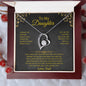 To My Daughter Forever Necklace from Dad
