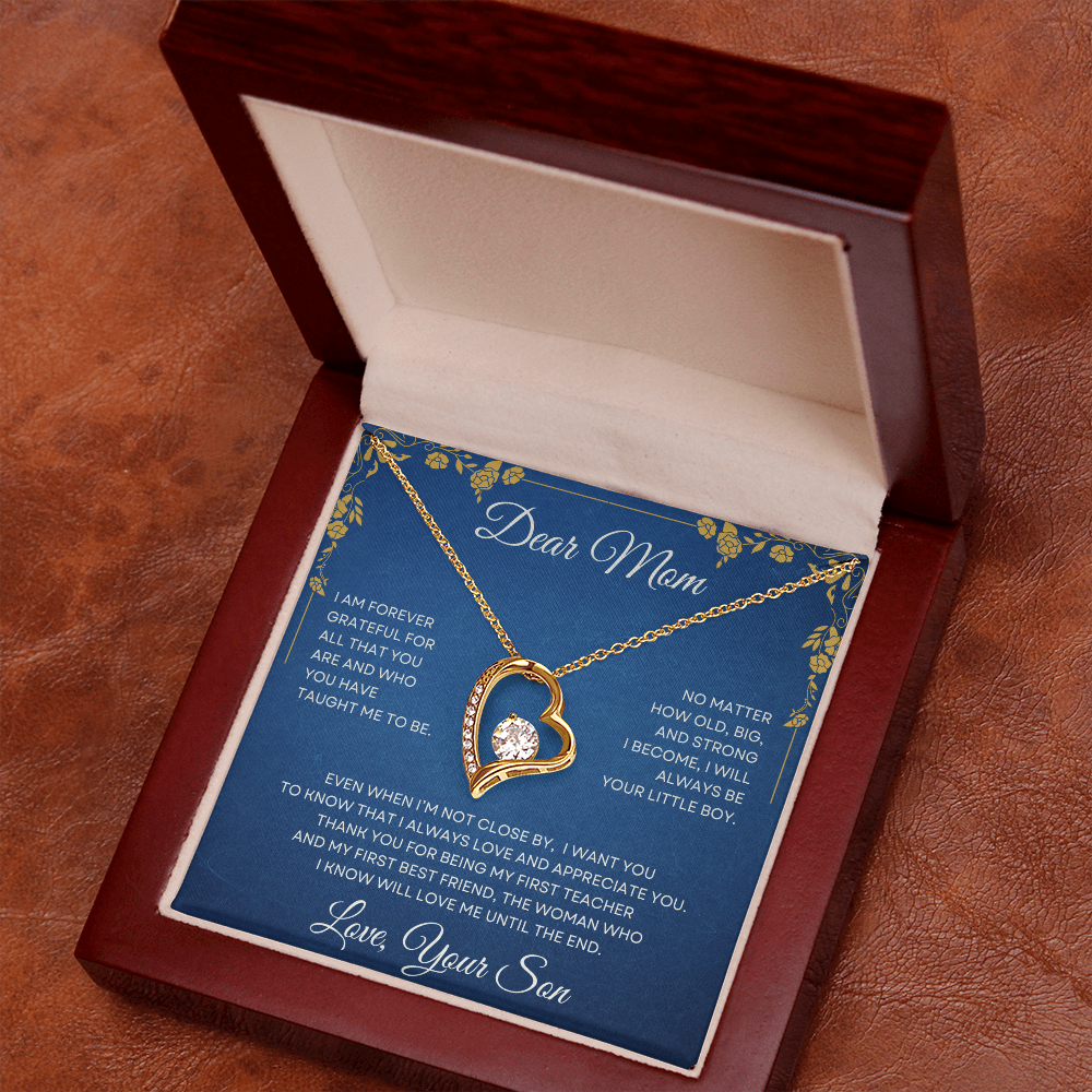 Dear Mom Forever Love Necklace from Son