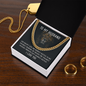 To My Forever Love – Cuban Link Chain Gift for Husband