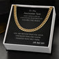 Cuban Chain to my Awesome Son from mom