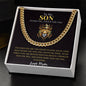 To Son from Mom Cuban Chain