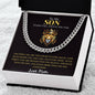 To Son from Mom Cuban Chain