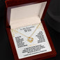 To My Beautiful Wife- Love Knot Necklace