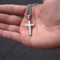 Cuban Chain cross Necklace for Son
