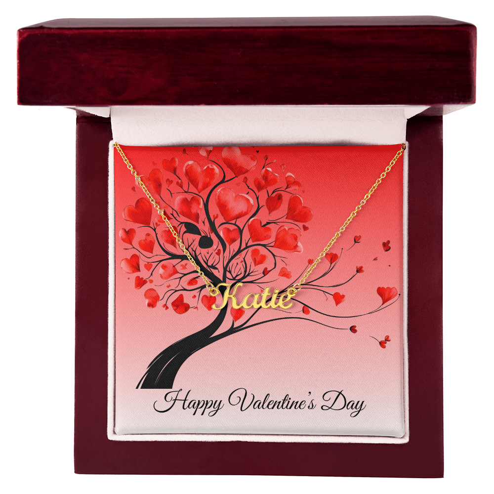 Personalized Name Necklace for Valentine's Day