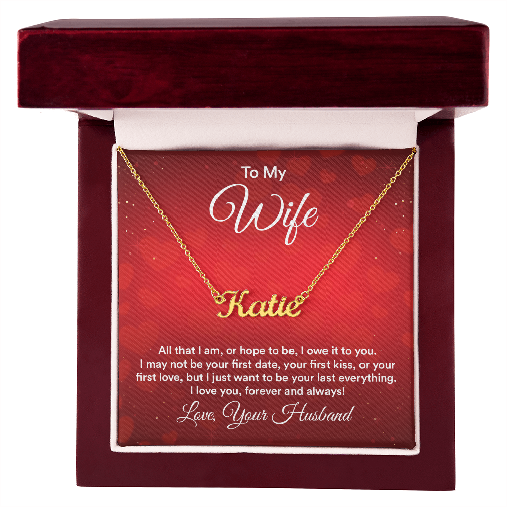 Personalized Name Necklace – Meaningful Gift for Wife