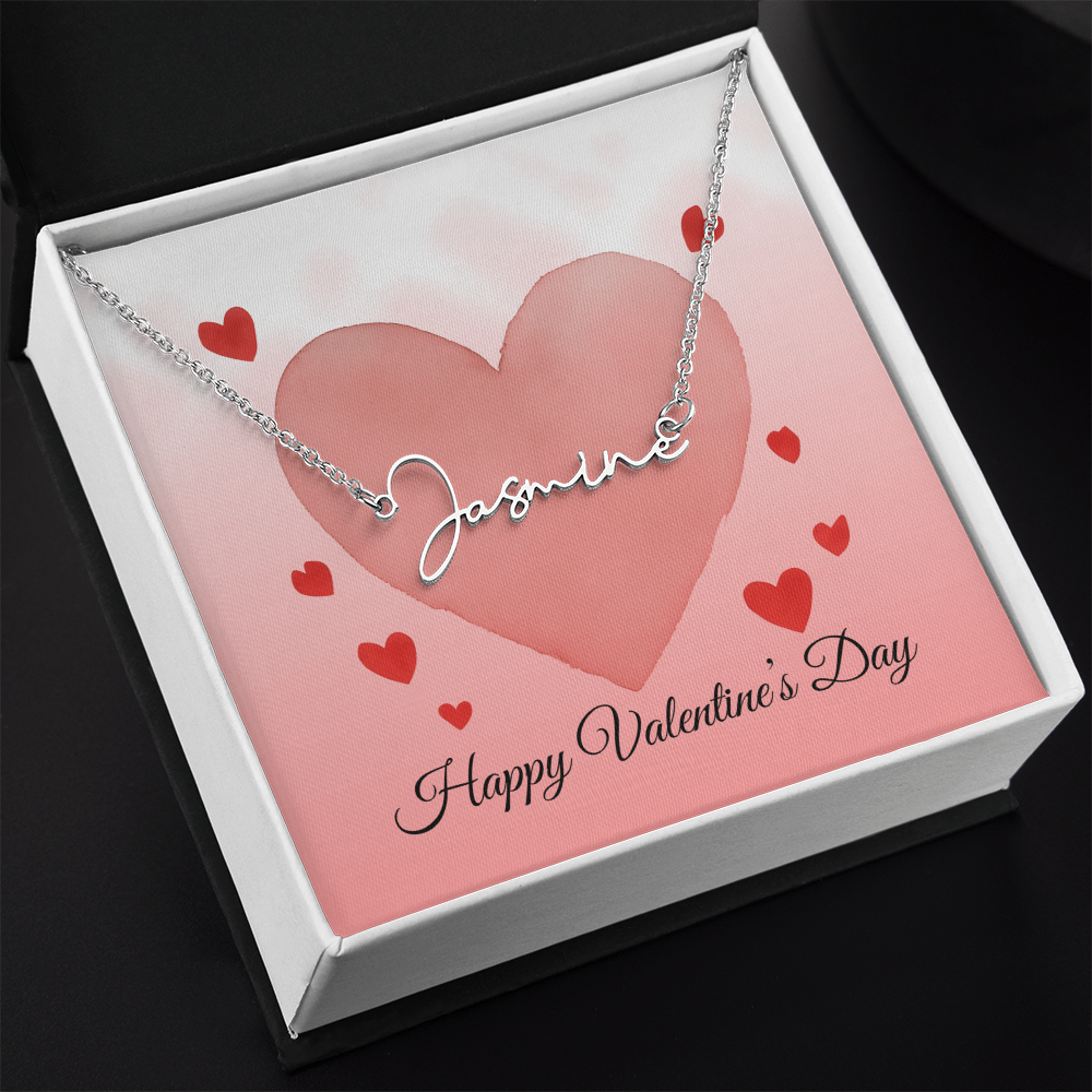 Signature Style Personalized Name Necklace for Valentine's Day