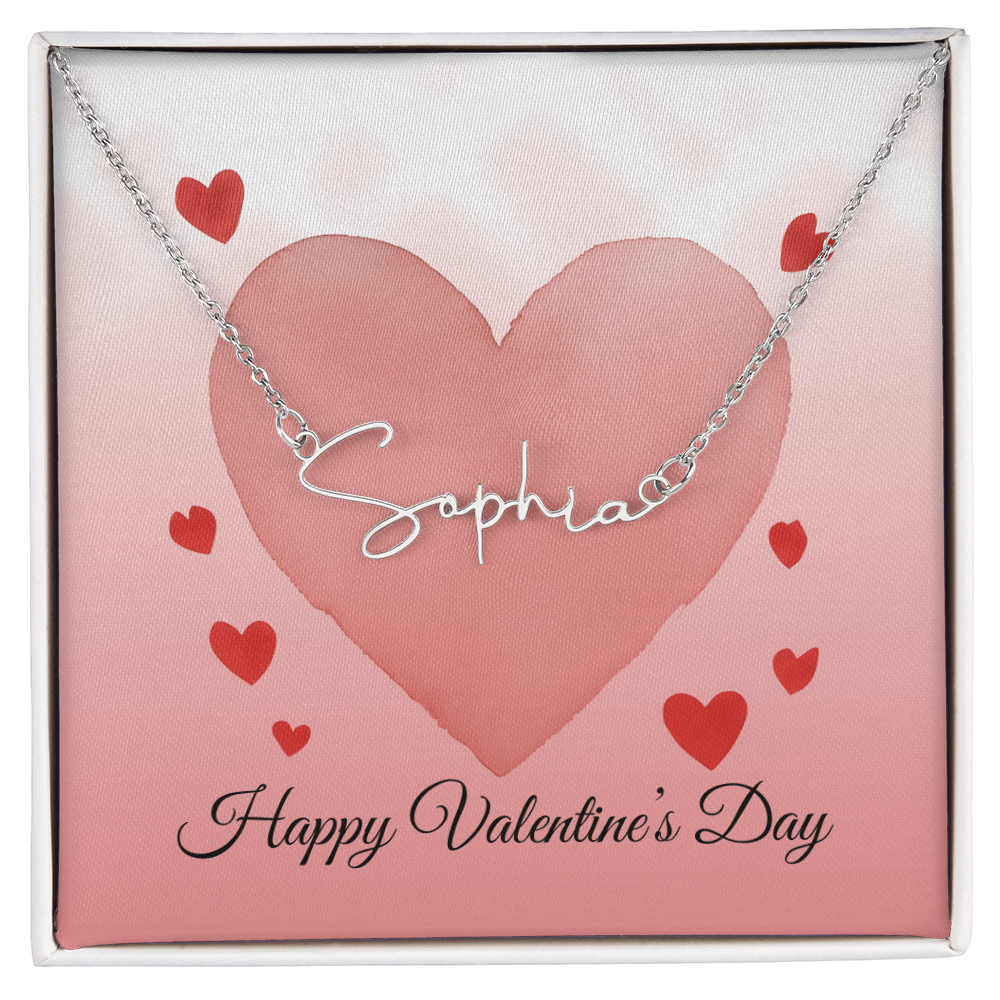 Signature Style Personalized Name Necklace for Valentine's Day