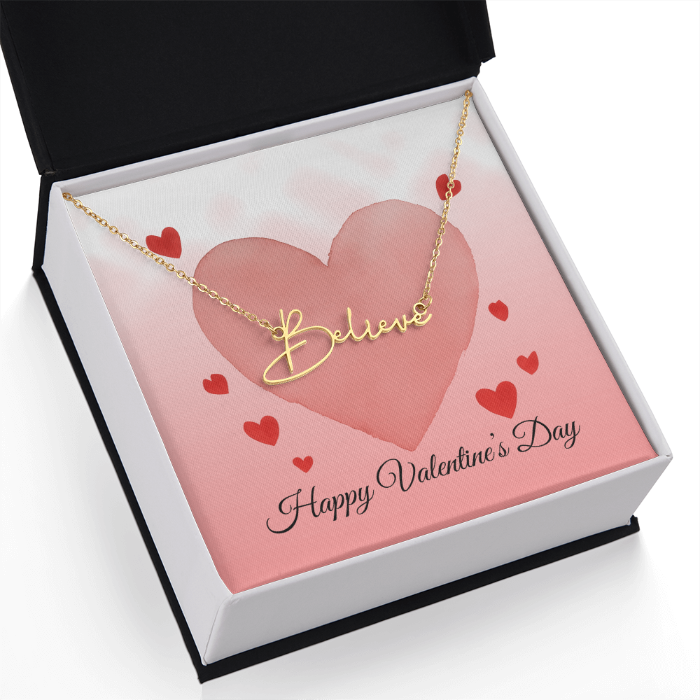 Signature Style Personalized Name Necklace for Valentine's Day
