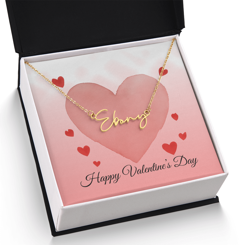 Signature Style Personalized Name Necklace for Valentine's Day