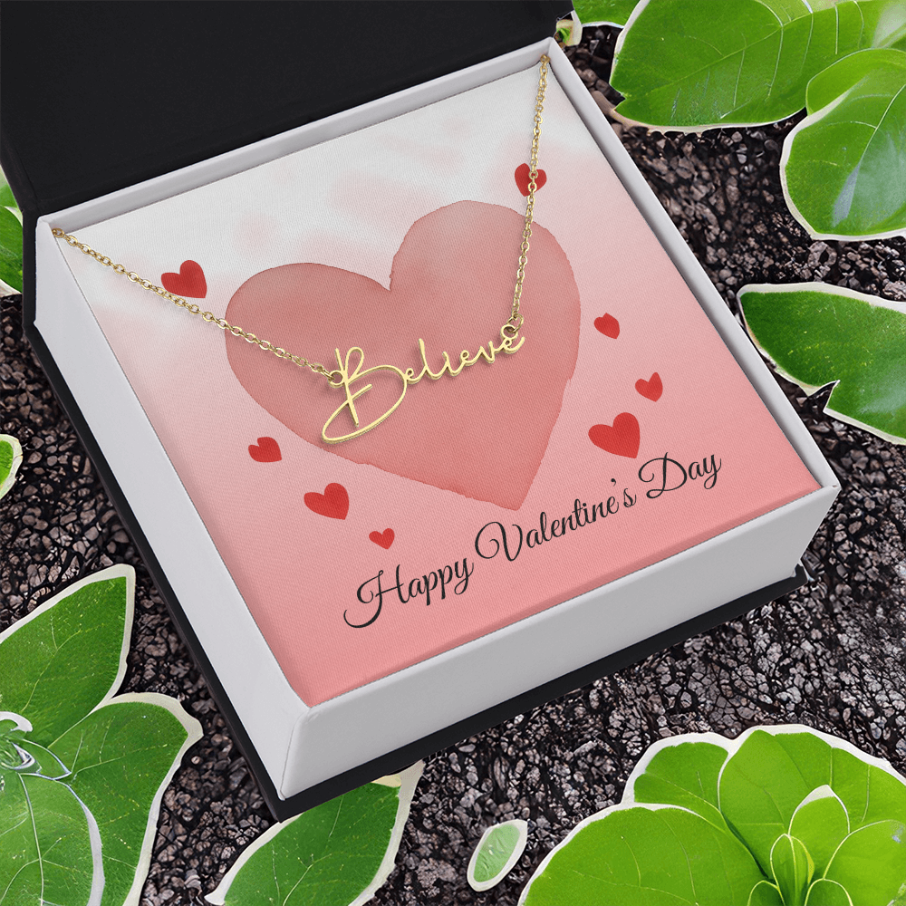Signature Style Personalized Name Necklace for Valentine's Day
