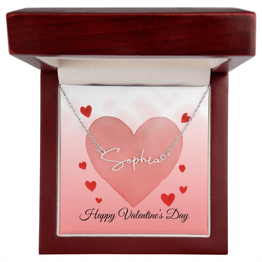 Signature Style Personalized Name Necklace for Valentine's Day