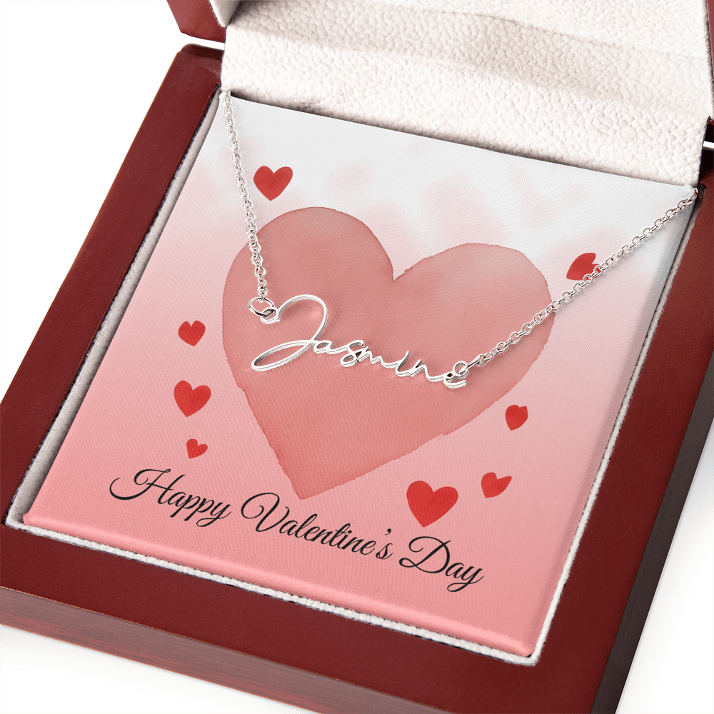Signature Style Personalized Name Necklace for Valentine's Day
