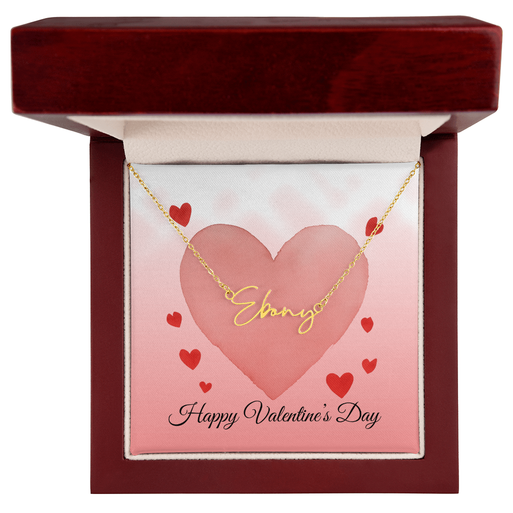 Signature Style Personalized Name Necklace for Valentine's Day