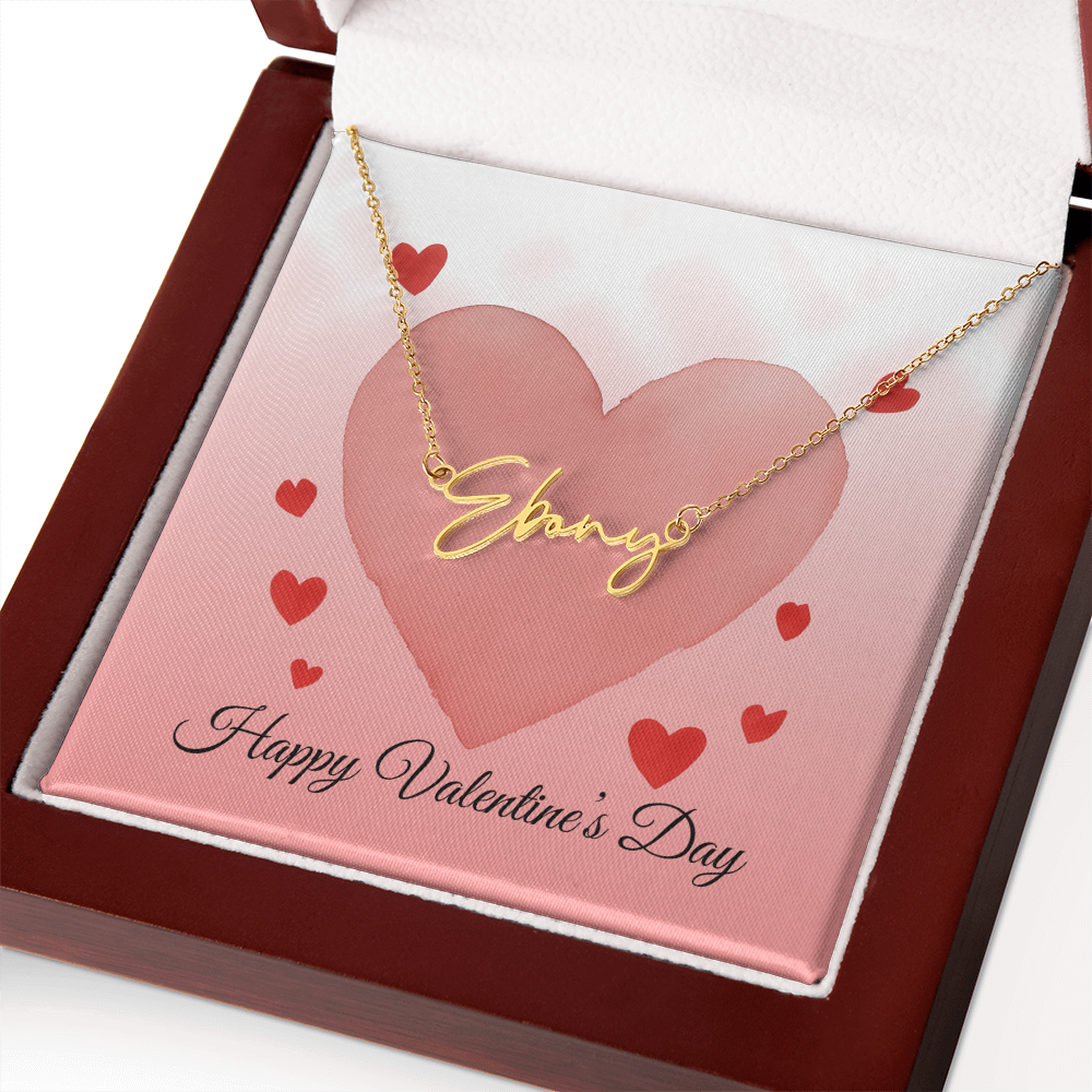 Signature Style Personalized Name Necklace for Valentine's Day