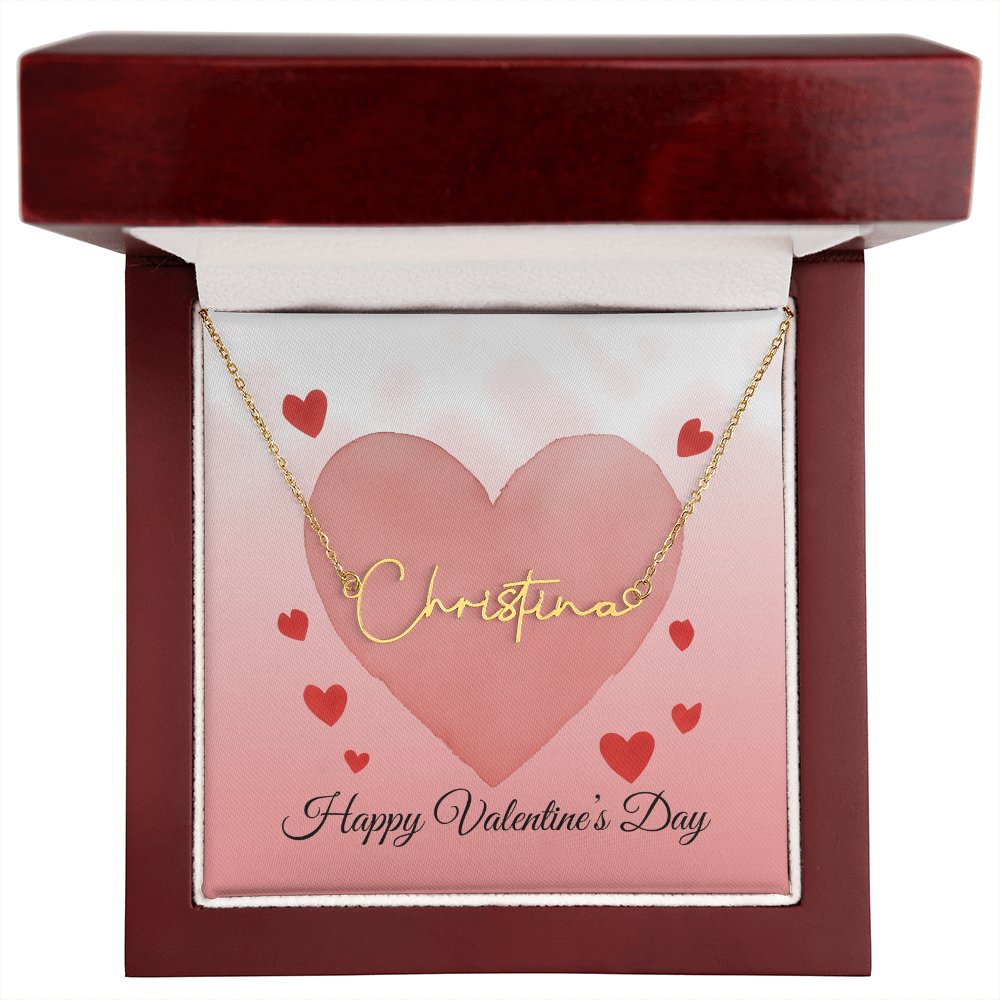 Signature Style Personalized Name Necklace for Valentine's Day