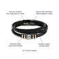 To My Grandson | Love You Forever Bracelet | BLKMC