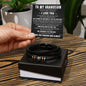 To My Grandson | Love You Forever Bracelet | BLKMC