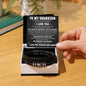To My Grandson | Love You Forever Bracelet | BLKMC