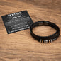 To My Son | Love You Forever Bracelet | BLKMC