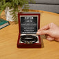 To My Son | Love You Forever Bracelet | BLKMC