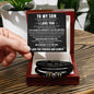 To My Son | Love You Forever Bracelet | BLKMC