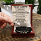To My Husband Love You Forever Bracelet