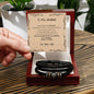 Love You Forever bracelet for your Husband