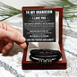 To My Grandson | Love You Forever Bracelet | BLKMC