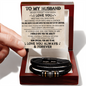 To My Husband Love You Forever Bracelet