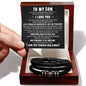 To My Son | Love You Forever Bracelet | BLKMC (V2)