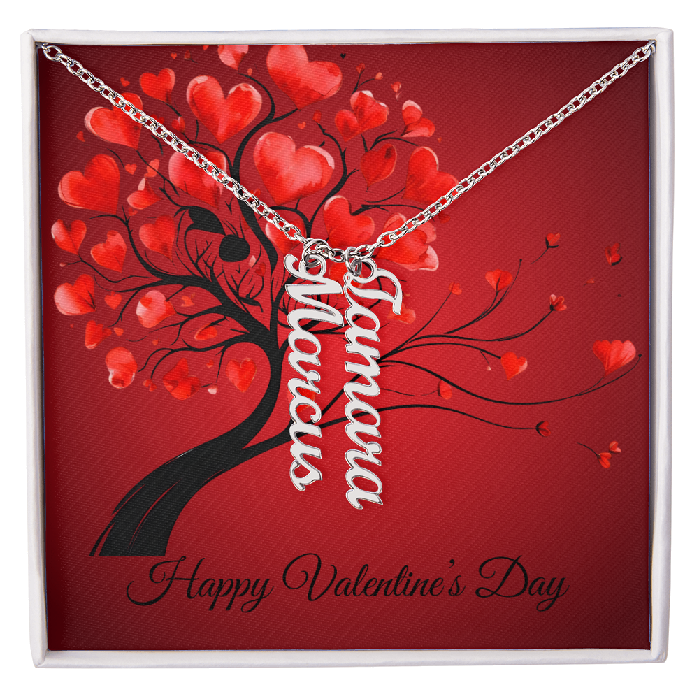 Personalized Multi Names Necklace for Valentine's Day