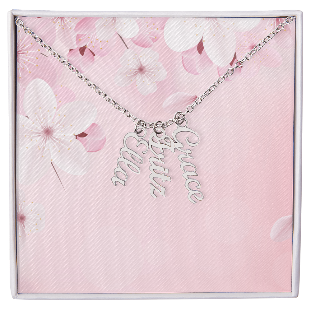 Personalized Multi Name Necklace for Mother's Day
