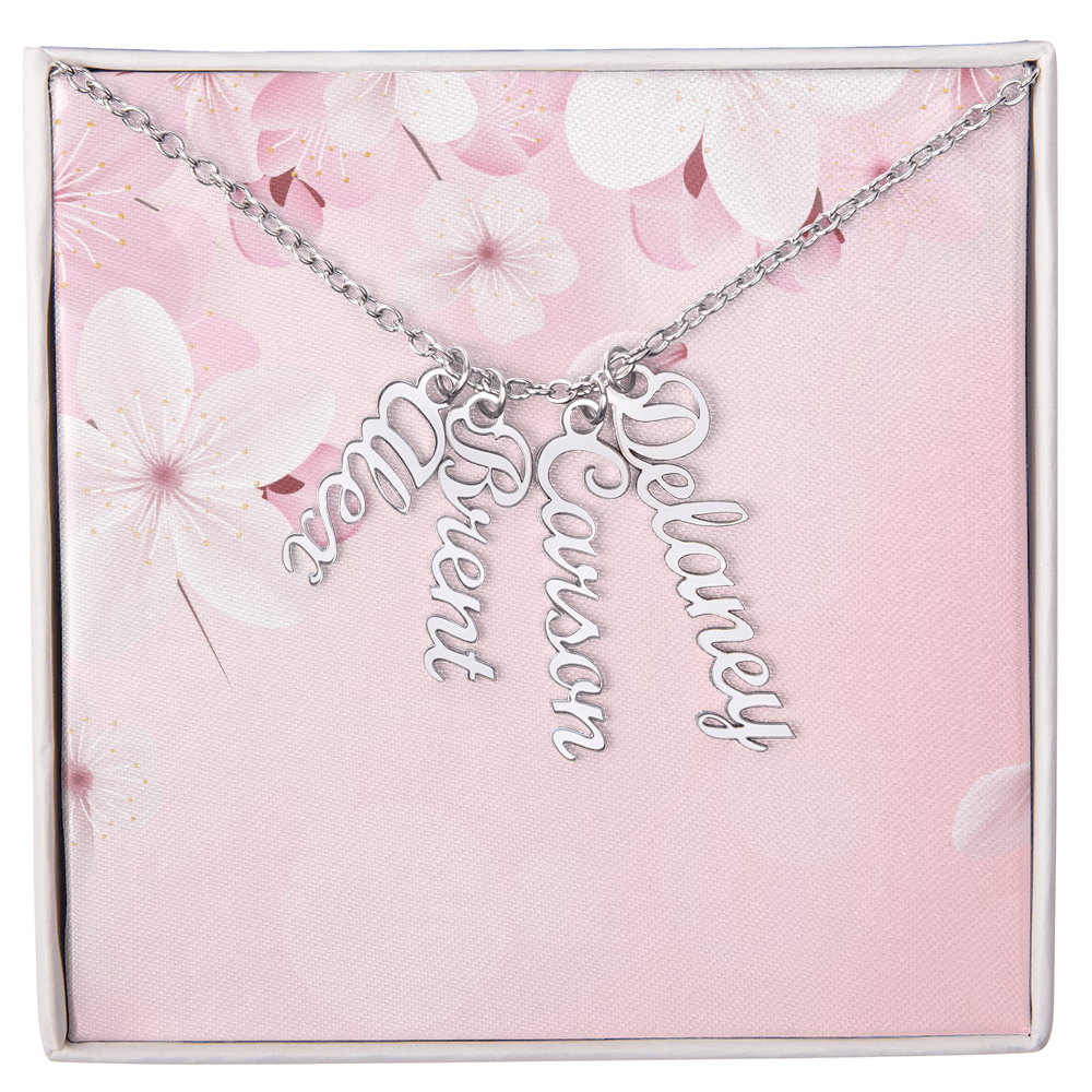 Personalized Multi Name Necklace for Mother's Day