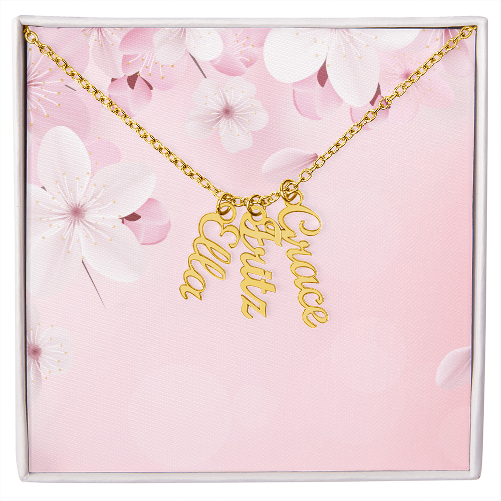 Personalized Multi Name Necklace for Mother's Day