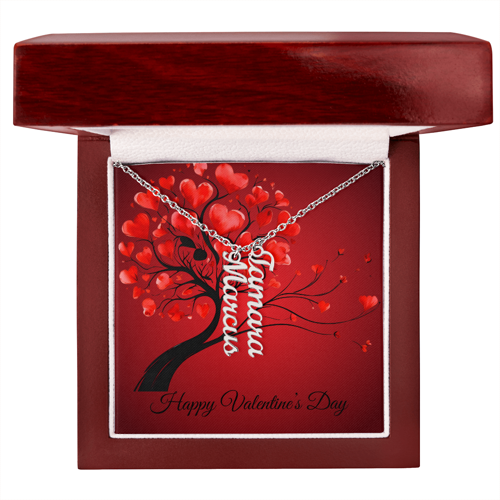 Personalized Multi Names Necklace for Valentine's Day