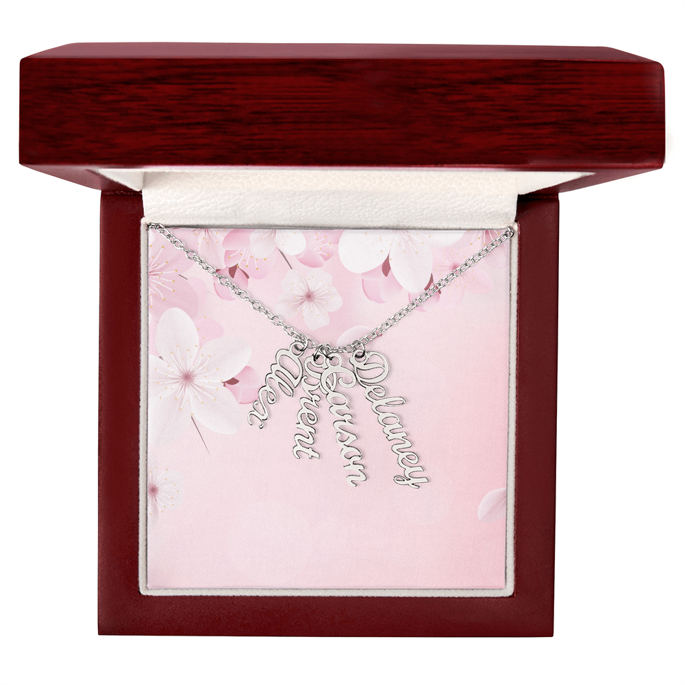 Personalized Multi Name Necklace for Mother's Day