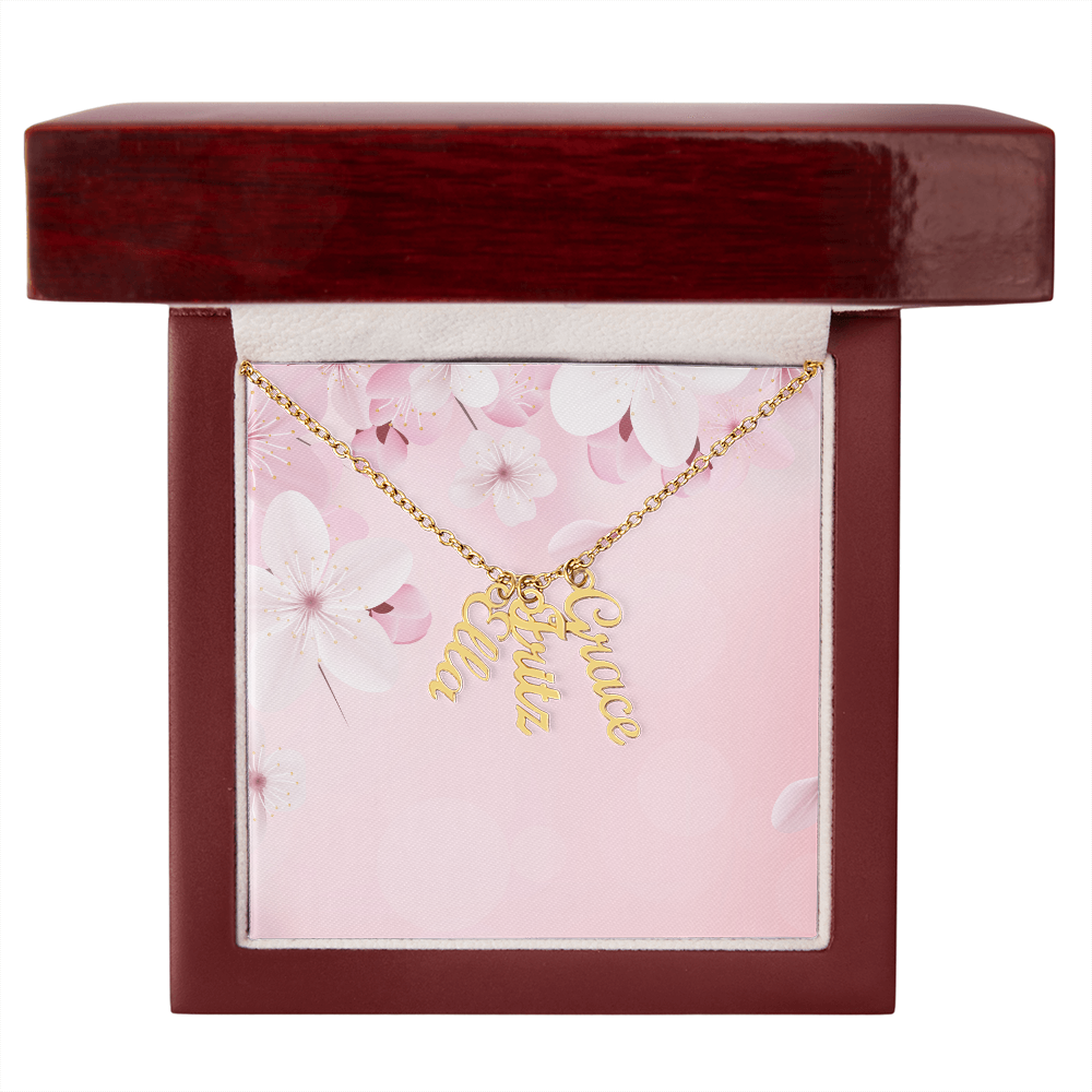 Personalized Multi Name Necklace for Mother's Day