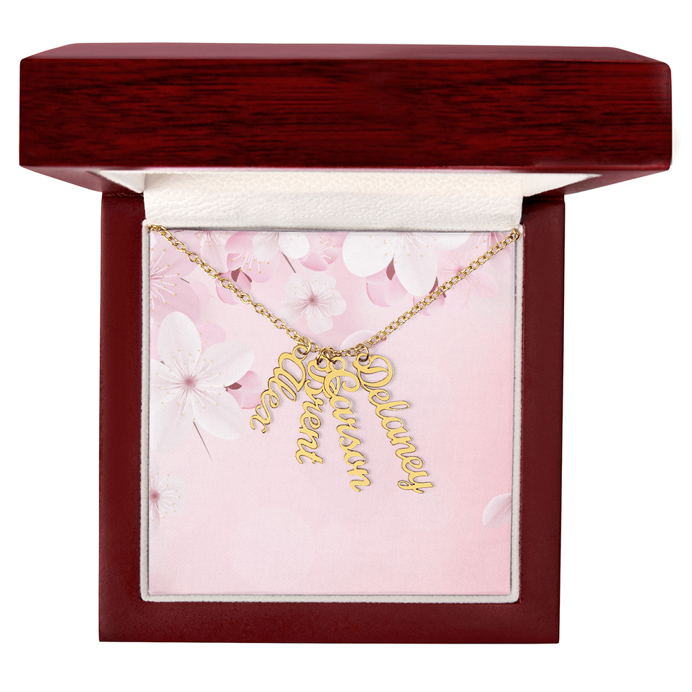 Personalized Multi Name Necklace for Mother's Day