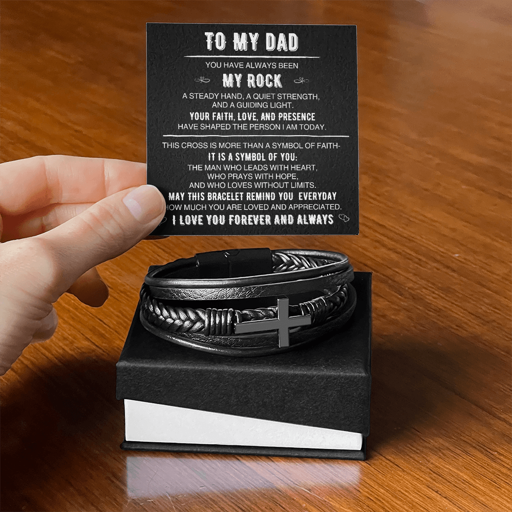 Cross Bracelet For Dad