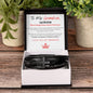 To My Grandson Personalized Men's Cross Red Crown Bracelet