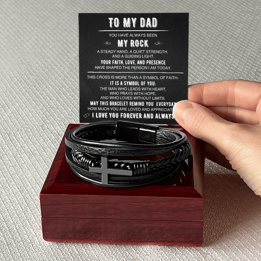 Cross Bracelet For Dad